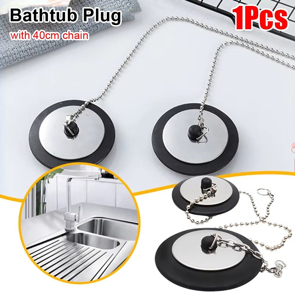 1Pcs Durable Rubber Tub Stoppe - Drain Pipe Clip ulasan dan harga