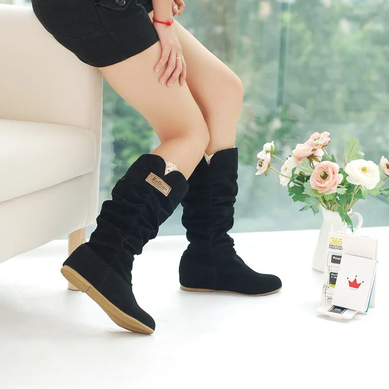 2026 New Mid-tube Snow Boots H - Pipe Bending Spring ulasan dan harga