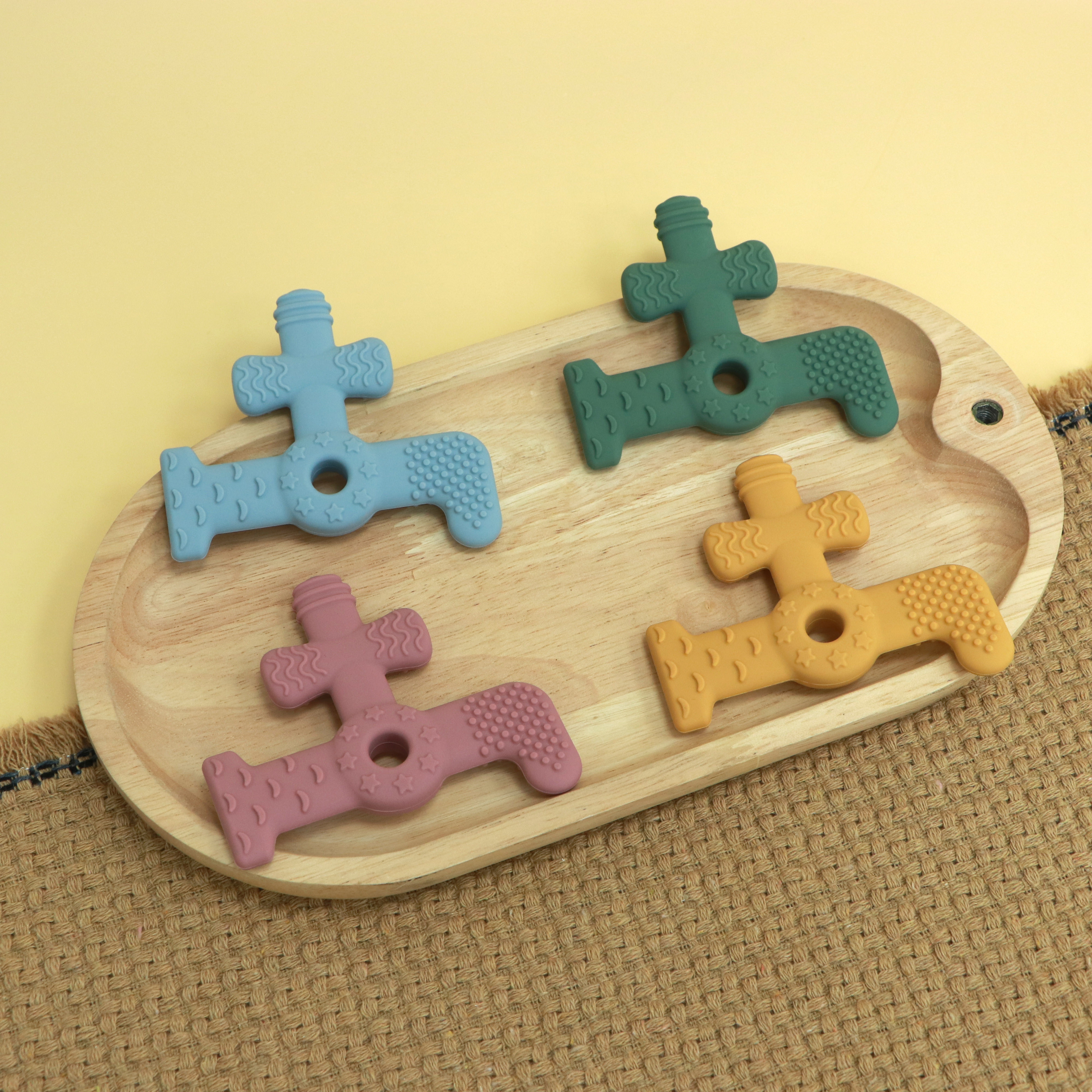 Faucet Shape Silicone Teether  - Silicone Tap Washer ulasan dan harga