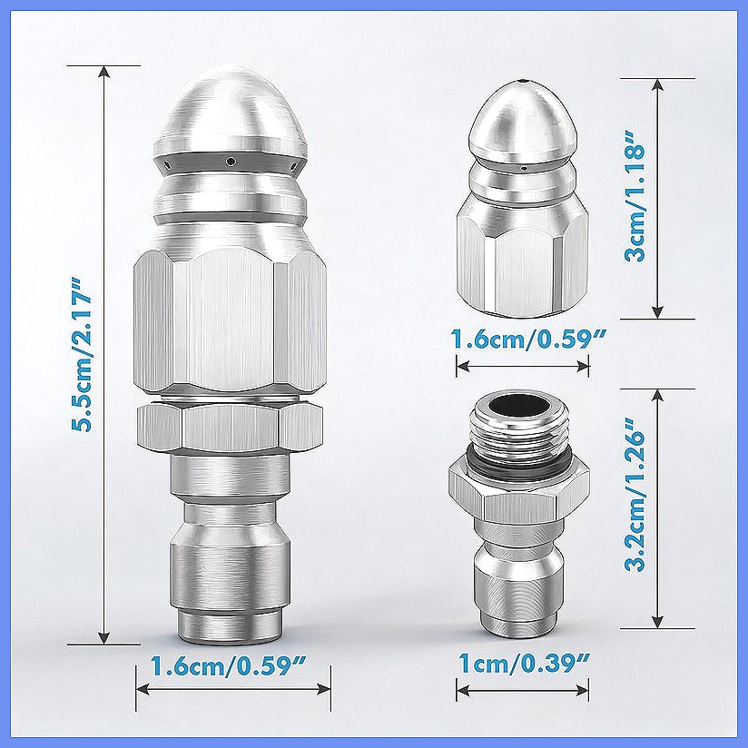 1Pc Water Jet High Pressure Sp - Drain Pipe Clip ulasan dan harga