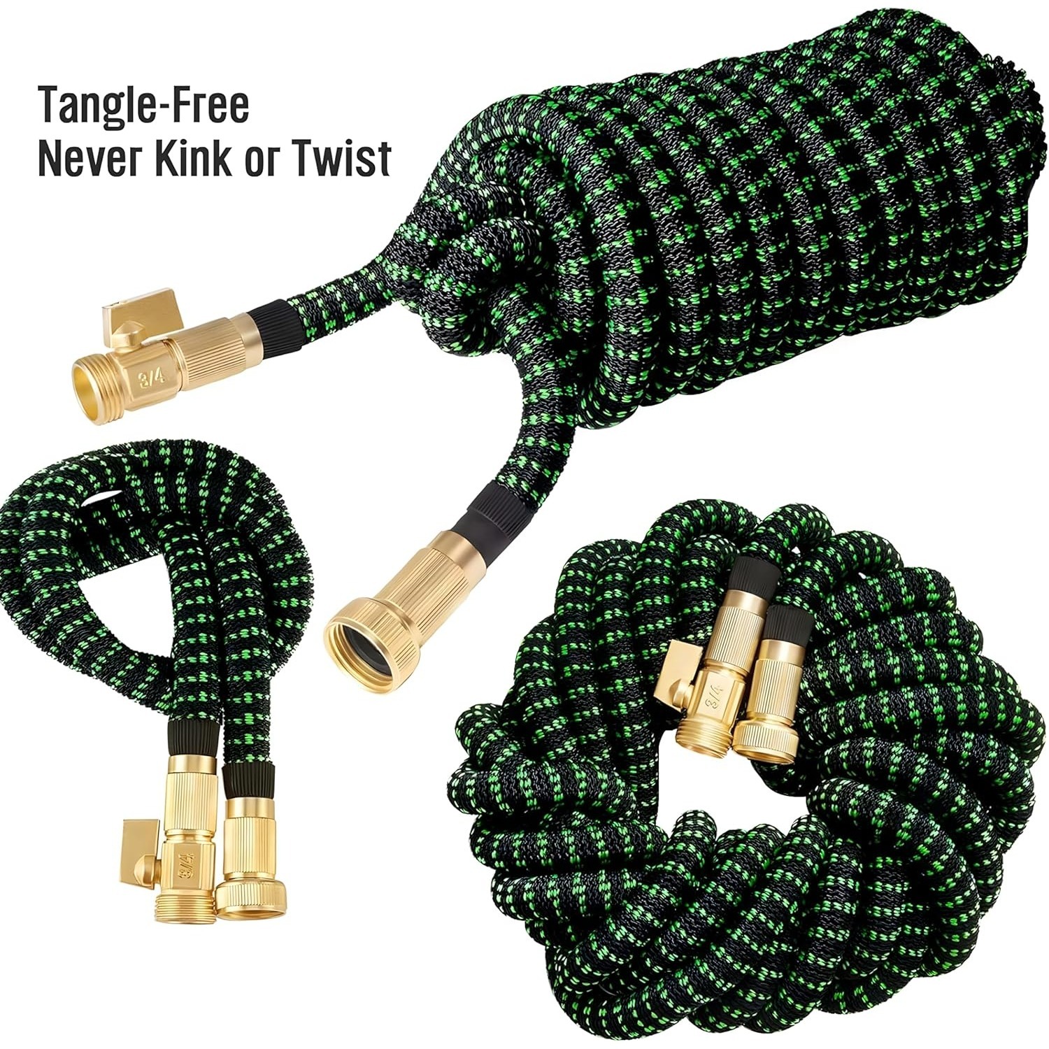 Non-Expandable Garden Hose wit - Flexible Hose Braided ulasan dan harga