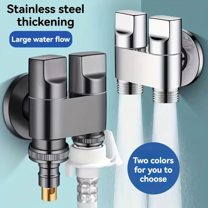 Stainless steel double outlet  - Toilet Fill Valve ulasan dan harga