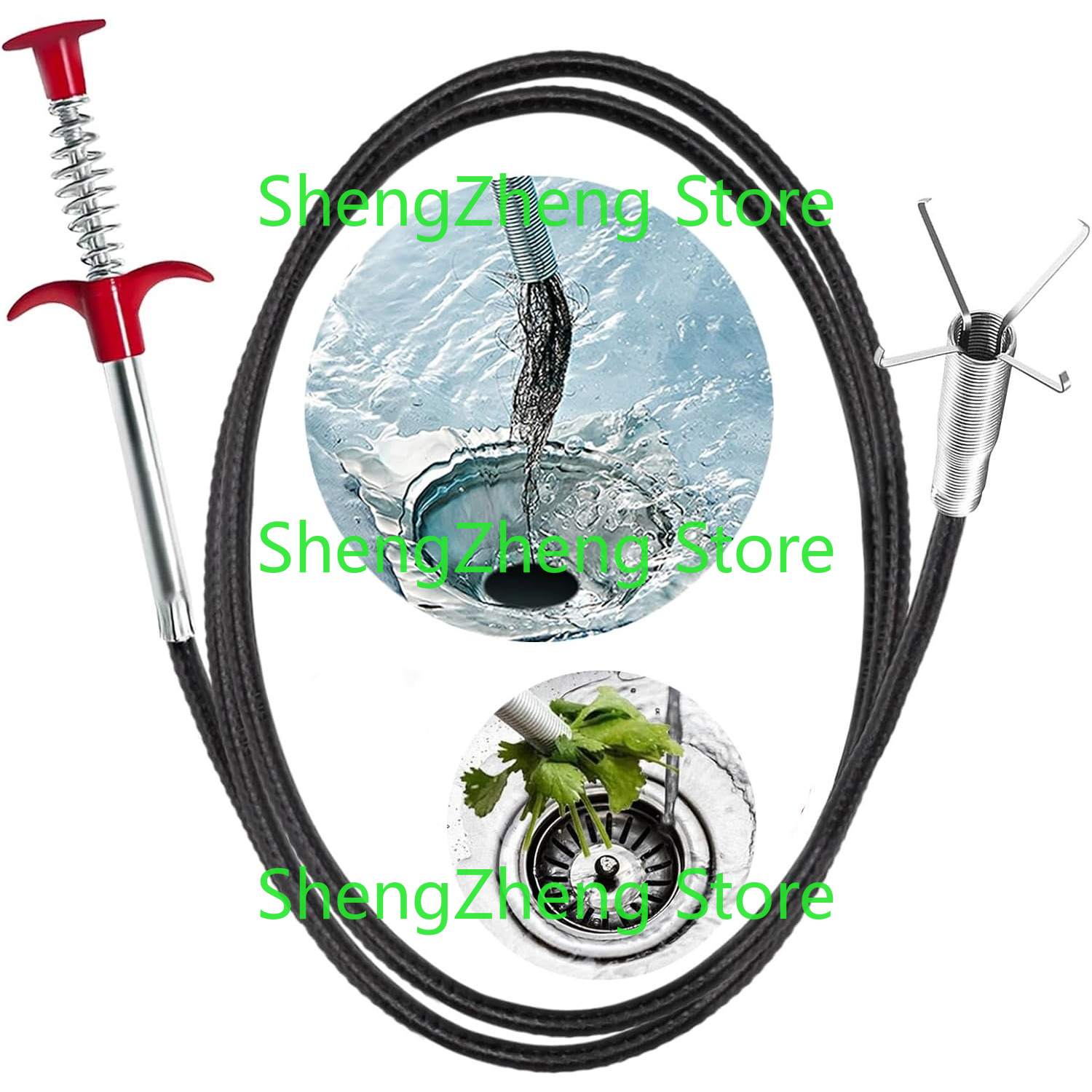 1Pcs Drain Snake Hair Drain Cl - Drain Snake Flexible ulasan dan harga