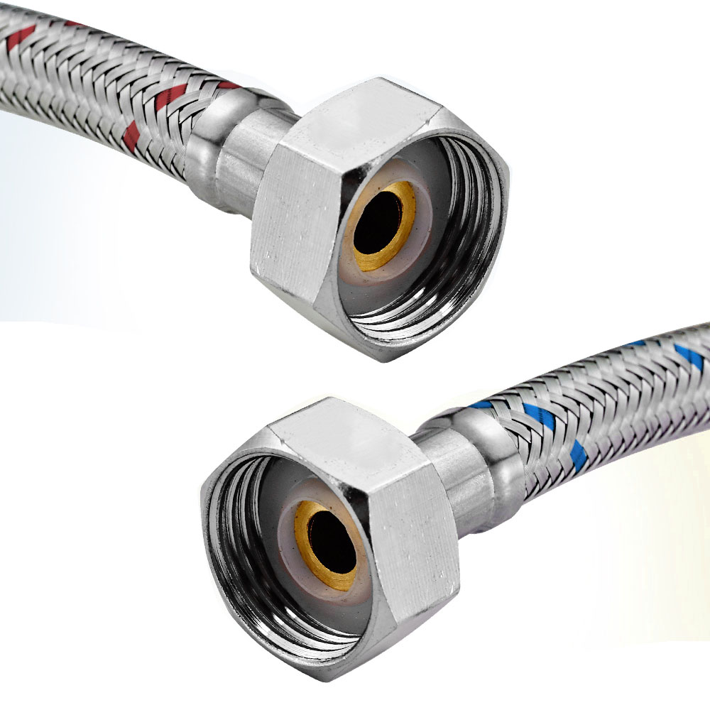 G1/2 G3/8 G9/16 50cm 1 pair St - Flexible Hose Braided ulasan dan harga