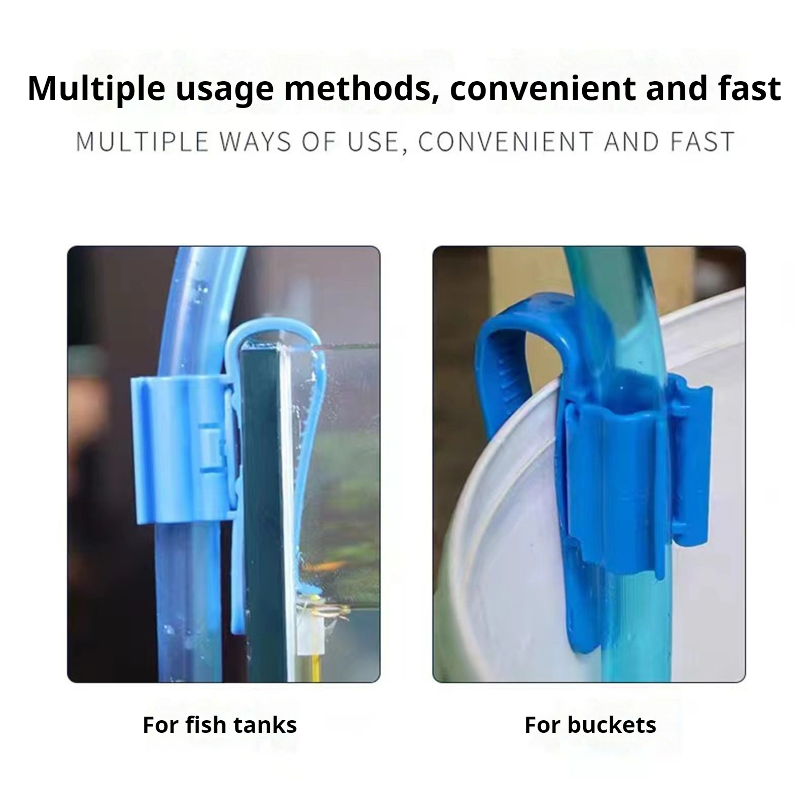 Aquarium Tube Holder Clip Fish - Plastic Pipe Clip ulasan dan harga