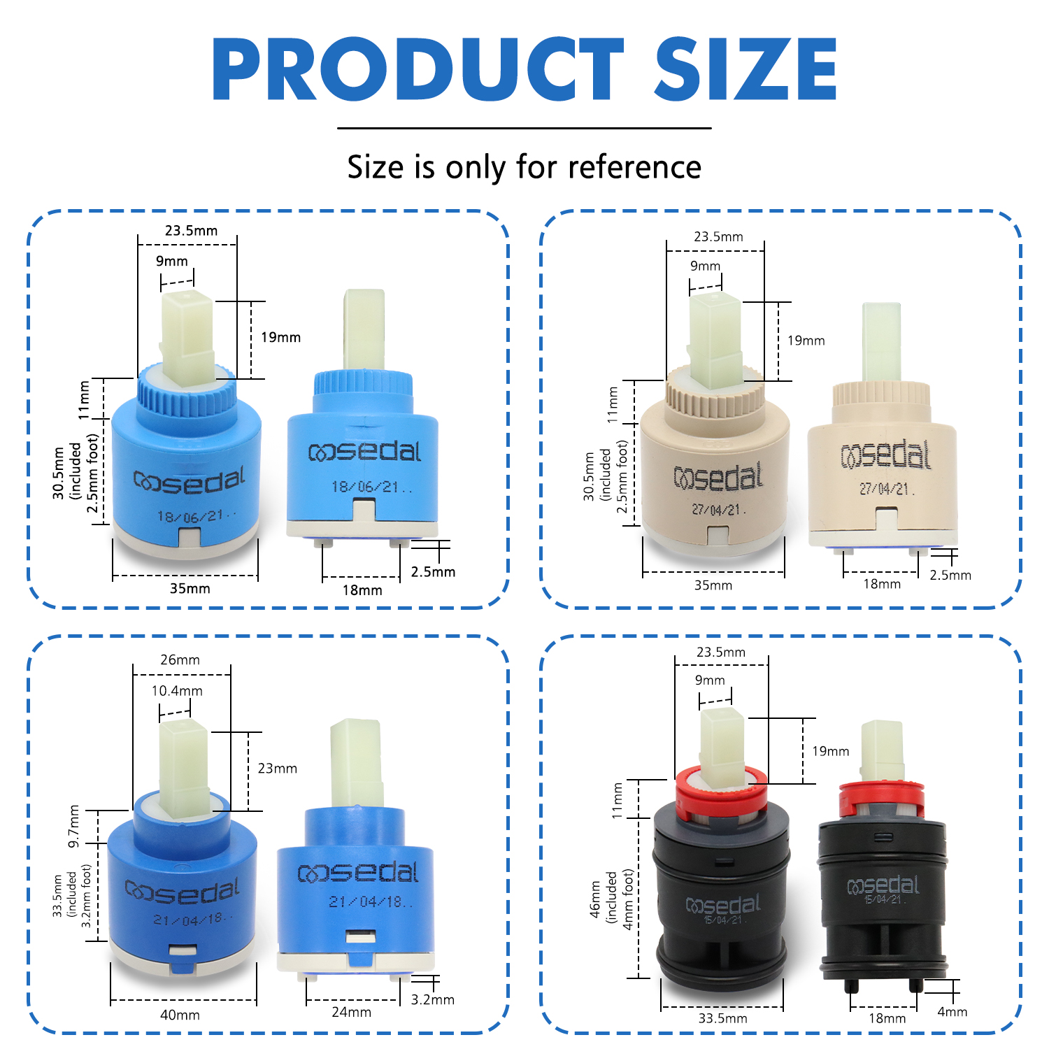 1pc Watersaving Replacement Ce - Basin Mixer Cartridge ulasan dan harga